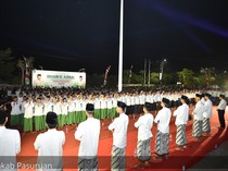 1.097 Peserta Ikuti Ikatan Seni Hadrah Indonesia Kolosal di Pasuruan