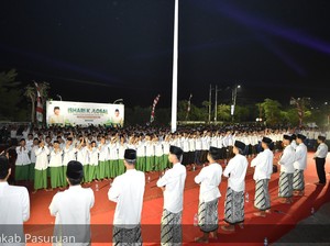 1.097 Peserta Ikuti Ikatan Seni Hadrah Indonesia Kolosal di Pasuruan
