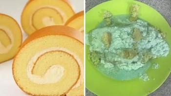 Kalau tampilannya seperti ini, kayaknya sih bukan bolu gulung. Ini bolunya yang kegulung-gulung sampai penyet. Foto: via Bored Panda