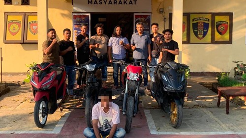 BG (34), pria pencuri motor di Dompu ditangkap Polsek Manggelewa. (Dok. Polsek Manggelewa)