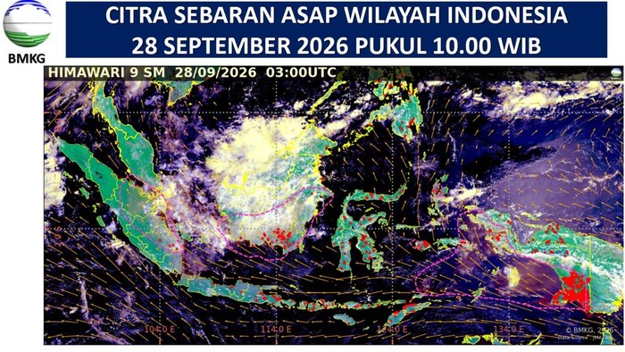 Citra Sebaran Asap di Indonesia