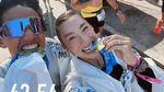 Tangis Bahagia Jennifer Bachdim Akhirnya Resmi Jadi Marathoner