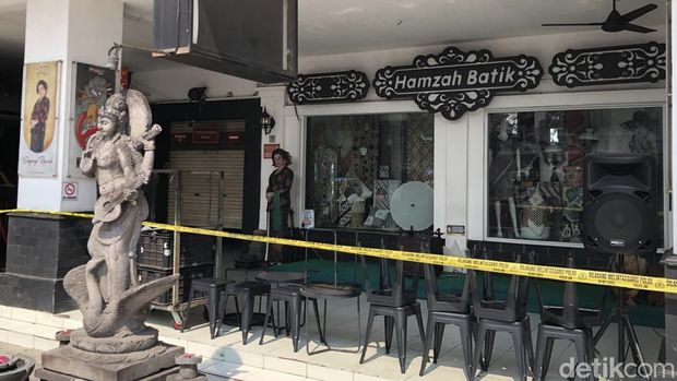 Kebakaran di Jogja Penampakan Hamzah Batik di Malioboro, Kota Jogja, usai kebakaran pada Senin (28/9/2026) dini hari.