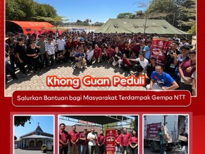 Khong Guan Bantu Korban Gempa NTT, Beri Dukungan Psikososial