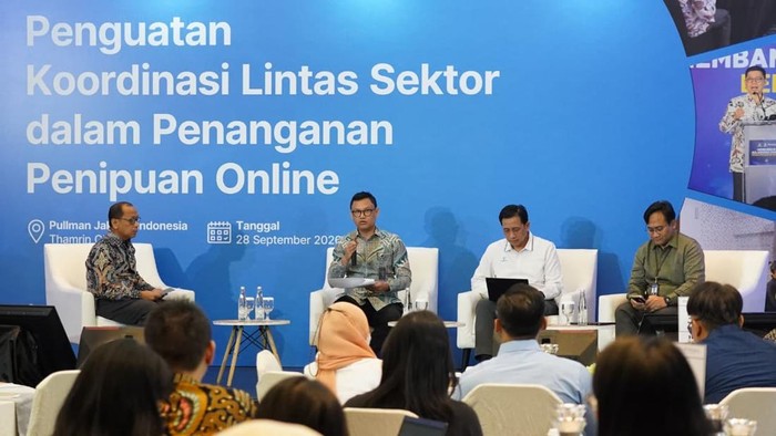 Pemerintah dan industri memilih untuk membahas scam di Indonesia secara serius dalam Focus Group Discussion (FGD) bertajuk Penguatan Koordinasi Lintas Sektor dalam Penanganan Penipuan Online (Scam) di Jakarta, Senin (28/9/2026).