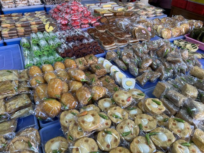 Kue tradisional. Ilustrasi