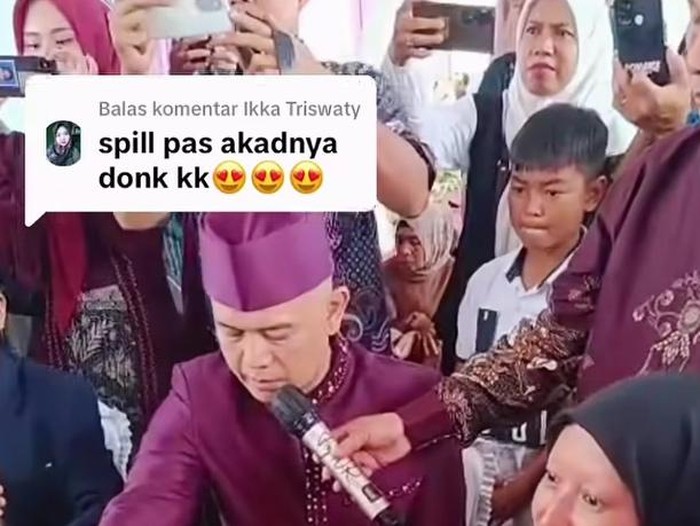 Momen haru akad nikah pasangan pengantin rungu dan wicara yang dipandu bahasa isyarat menyentuh hati netizen.