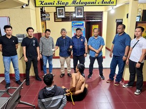 Polisi Tangkap Dua Pemalak Sopir Angkutan Barang di Sarolangun