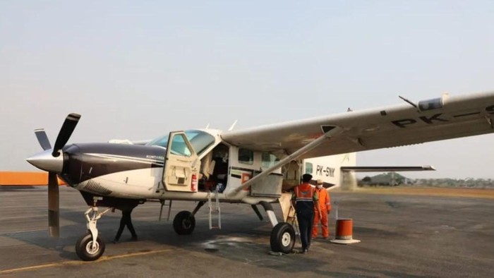 Pesawat untuk OMC di Kalimantan Tengah.