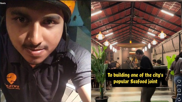 Sempat Malu Jadi Pengantar Makanan, Pria Ini Sekarang Jadi Pemilik Resto Seafood