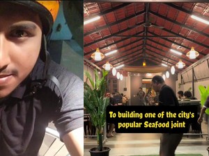 Sempat Malu Jadi Pengantar Makanan, Pria Ini Sekarang Jadi Pemilik Resto Seafood