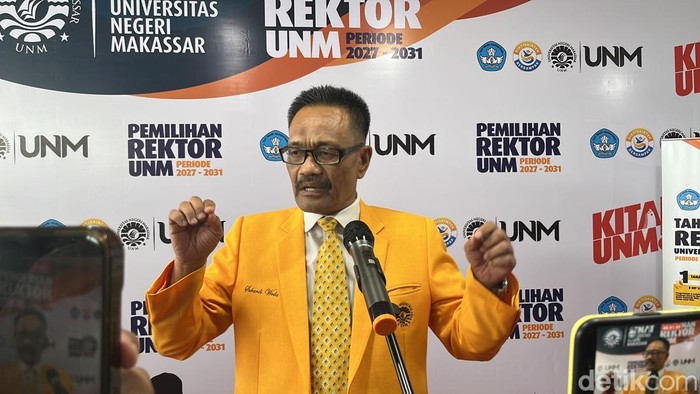 Sukardi Weda daftar pilrek UNM periode 2027-2031.
