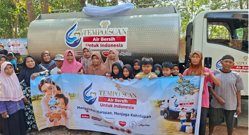 Tempo Scan Group Beri Bantuan Air Bersih Tempo Scan Group Beri Bantuan Air Bersih