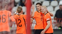 Serbia Vs Belanda: Brace Mexx Meerdink Menangkan Oranje