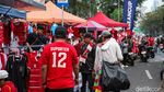 Timnas Day Bawa Berkah, Pedagang Atribut di GBK Panen Cuan