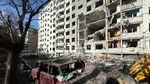 Apartemen di Kharkiv Rusak Parah Dihantam Rudal Rusia