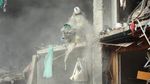 Apartemen di Kharkiv Rusak Parah Dihantam Rudal Rusia