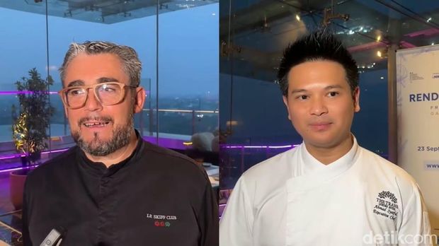 Chef Stéphane Carrade dan Chef Ahmad Syaiful Chef Stéphane Carrade dan Chef Ahmad Syaiful