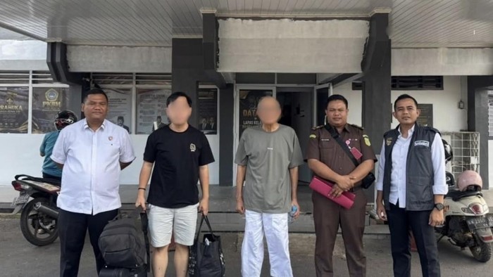 Dua tersangka dilimpahkan ke JPU.
