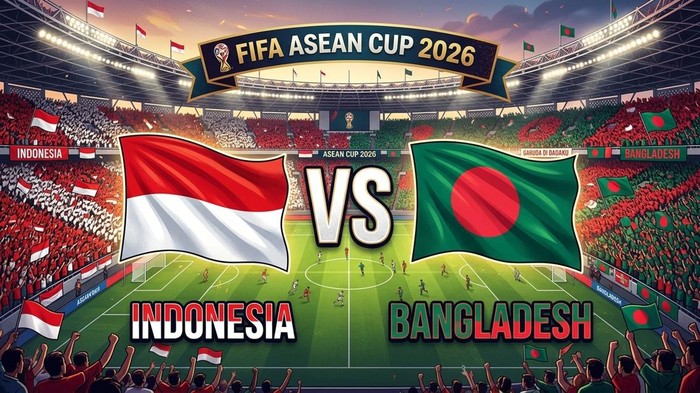 Ilustrasi Indonesia Vs Bangladesh