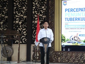 Kebut Upaya Eliminasi TBC, Wamendagri Dorong Percepatan TPT di Sidoarjo