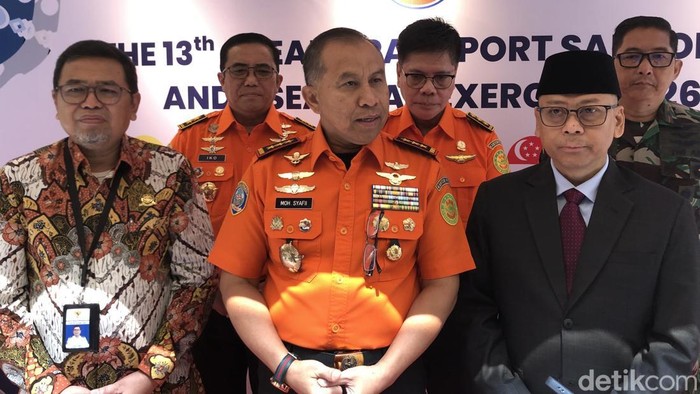 Kepala Basarnas RI, Mohammad Syafii usai pembukaan the 13th ASEAN Transport SAR Forum and ASEAN SAR Exercise 2026 di Jogja, Selasa (29/8/2026).