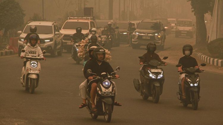 Kualitas Udara Palangka Raya Berbahaya, Kabut Asap Ancam Kesehatan
