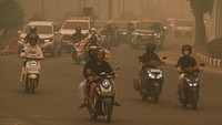 Kualitas Udara Palangka Raya Berbahaya, Kabut Asap Ancam Kesehatan