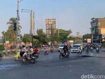 Massa Demo di Pettarani Makassar Bubar, Lalin Berangsur Normal
