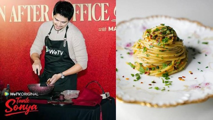 Maxime Bouttier Pamer Skill Bikin Spaghetti Aglio e Olio