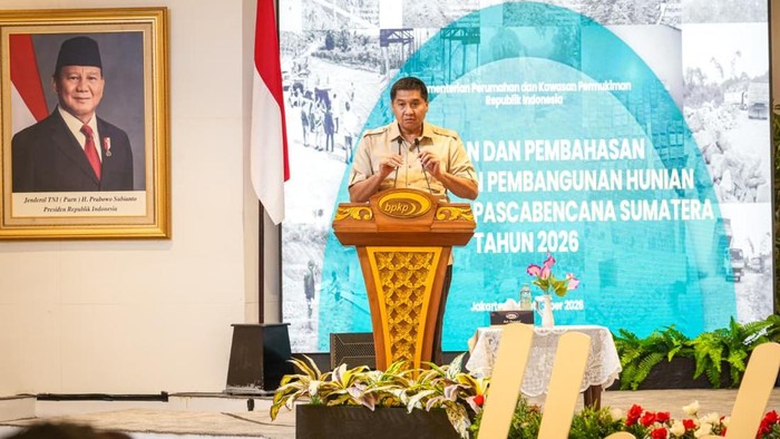 Menteri Perumahan dan Kawasan Permukiman Maruarar Sirait.