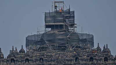 Merawat Warisan Leluhur, Pemugaran Mahastupa Candi Borobudur Dimulai