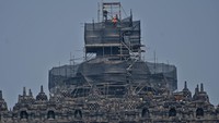 Merawat Warisan Leluhur, Pemugaran Mahastupa Candi Borobudur Dimulai