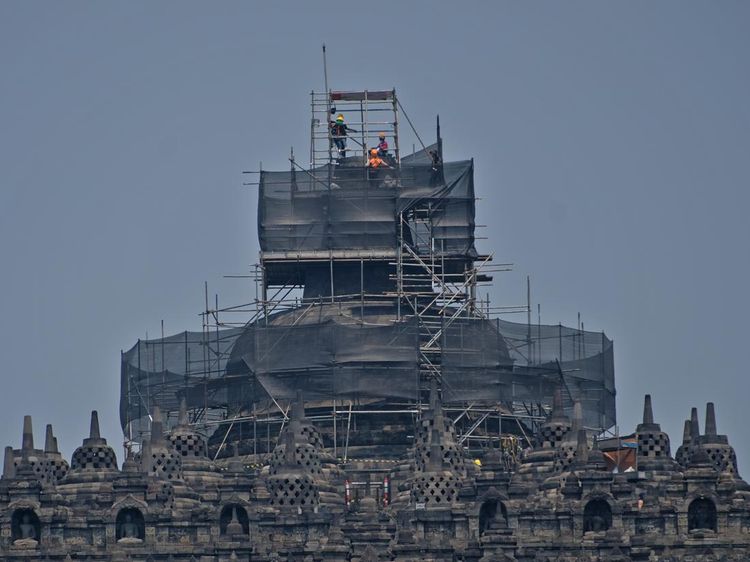 Merawat Warisan Leluhur, Pemugaran Mahastupa Candi Borobudur Dimulai