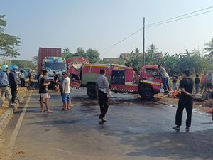 Pilu 2 Personel Damkar Tewas Kecelakaan Saat ke TKP Kebakaran