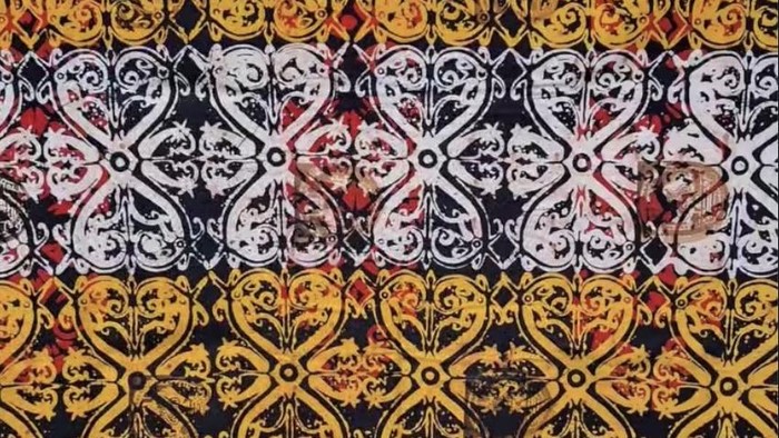 Motif Batik Shaho khas Balikpapan.