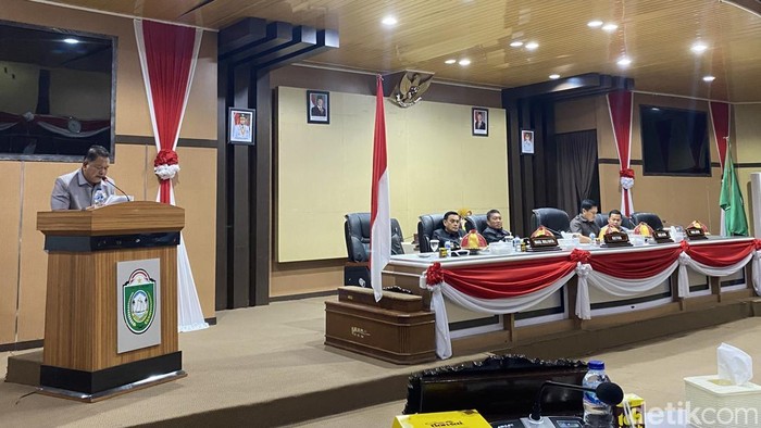 Pandangan fraksi Gerindra terkai Ranperda APBD Perubahan 2026.