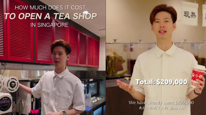 Pengusaha Ini Modal Rp2,9 M untuk Buka Kedai Teh di Singapura