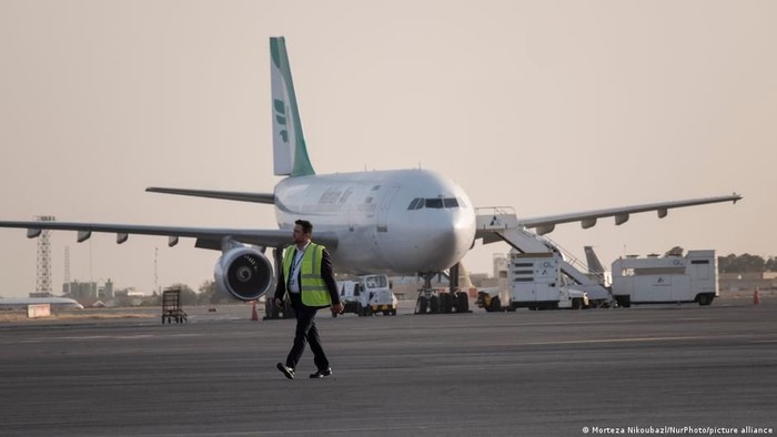 Mahan Air dituduh mendukung IRGC  (Foto: Juni 2022) (Morteza Nikoubazl/NurPhoto/picture alliance)
