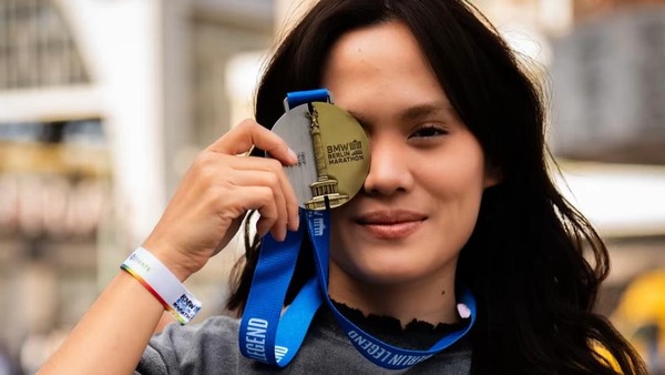 Sheryl Sheinafia Raih PB Lari Maraton di Berlin: Jujur Gak Merasa Lebih Cepat