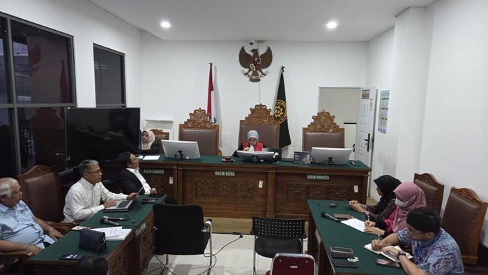 Sidang praperadilan Silmy Karim (Taufiq/detikcom)