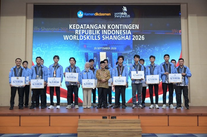 Siswa-siswi Indonesia raih medali di WorldSkills 2026