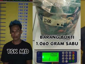 Jadi Kurir Sabu 1,6 Kilogram, Dua Pria di Palembang Ditetapkan Tersangka