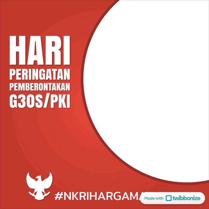 Twibbon peringatan G30S/PKI 2026.