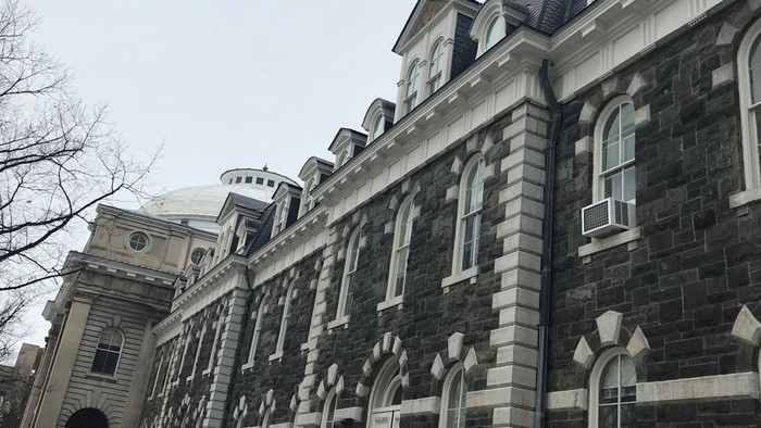 A Cornell University building is pictured in Ithaca, New York, US, August 12, 2024. Mary Chao/USA TODAY NETWORK via REUTERS  NO RESALES. NO ARCHIVES.