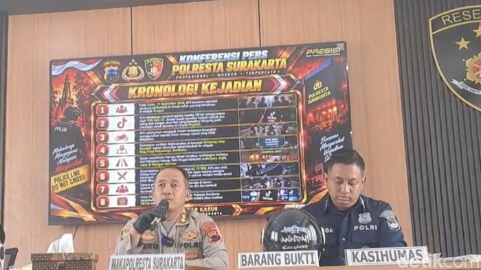 Wakapolresta Solo AKBP Heru Eko Wibowo, saat konferensi pers di Mapolresta Solo, Selasa (29/9/2026).