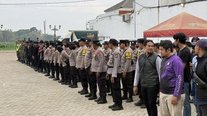 Apel pengamanan konser di Kediri