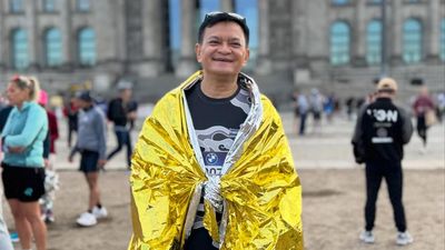Hedi Yunus DNF di KM 30 Berlin Marathon karena Kaki Bermasalah