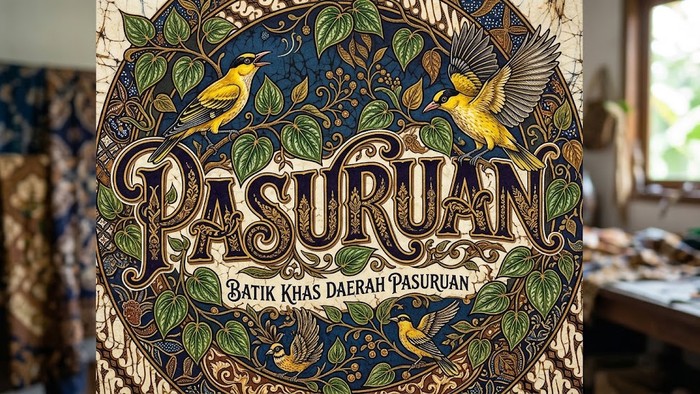 Ilustrasi batik Pasuruan