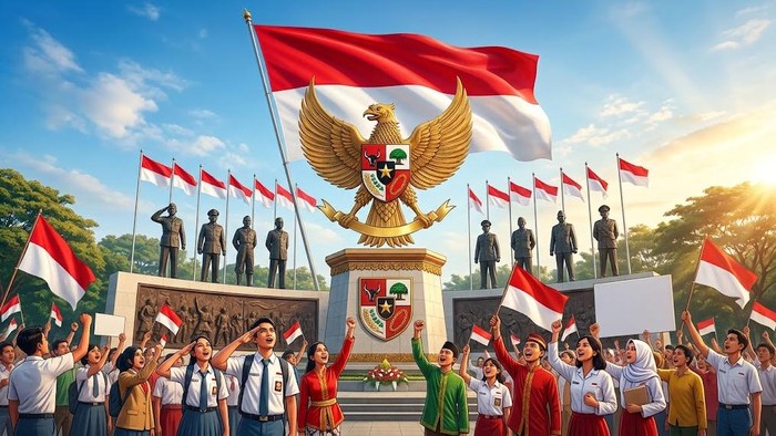Ilustrasi peringatan Hari Kesaktian Pancasila.